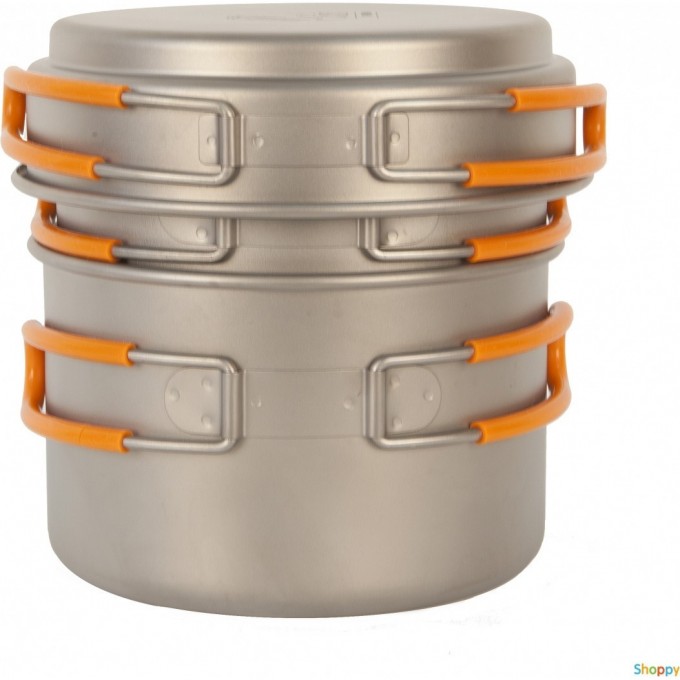 Набор кастрюли с крышкой KOVEA 1200+800 мл NZ Ti Pot Set TS-014